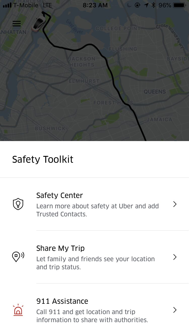 Uberアプリ