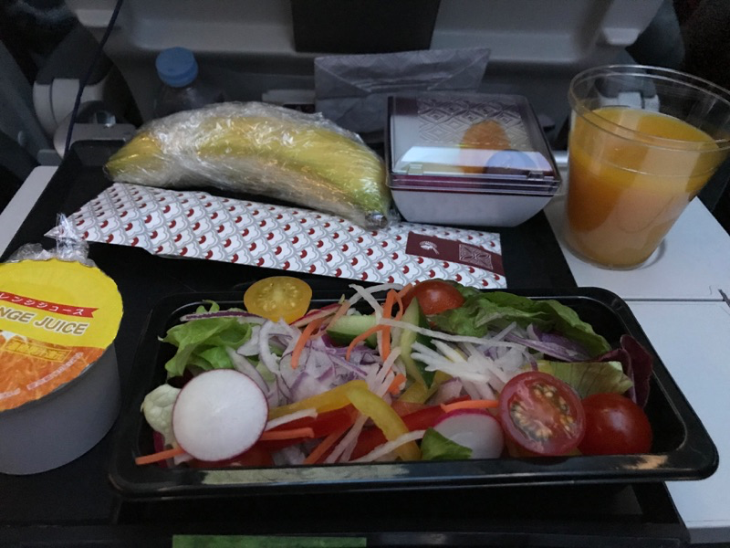 カタール航空　機内食