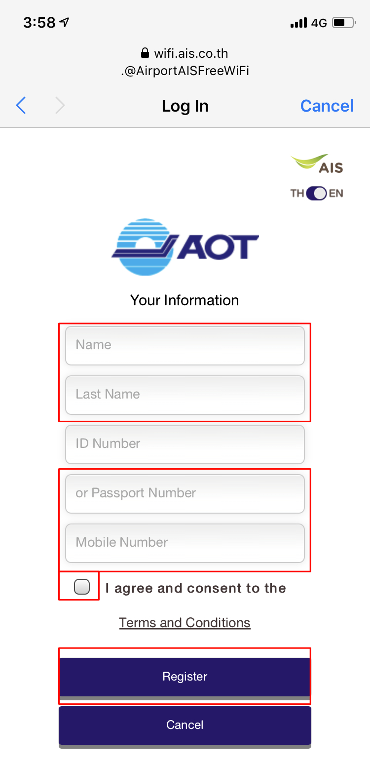 スワンナプーム国際空港Wifi