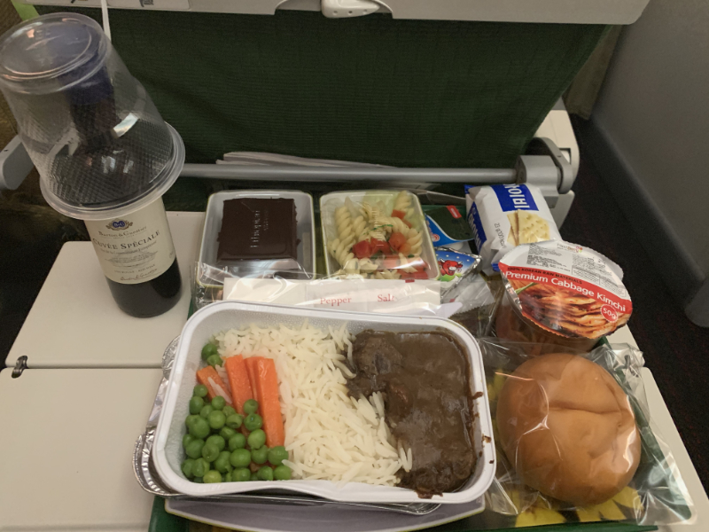 エチオピア航空機内食