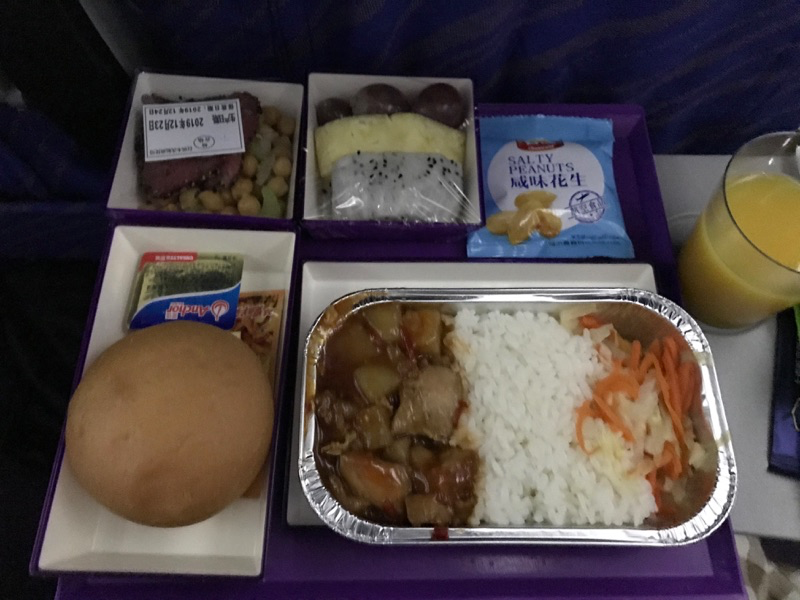 中国南方航空　機内食