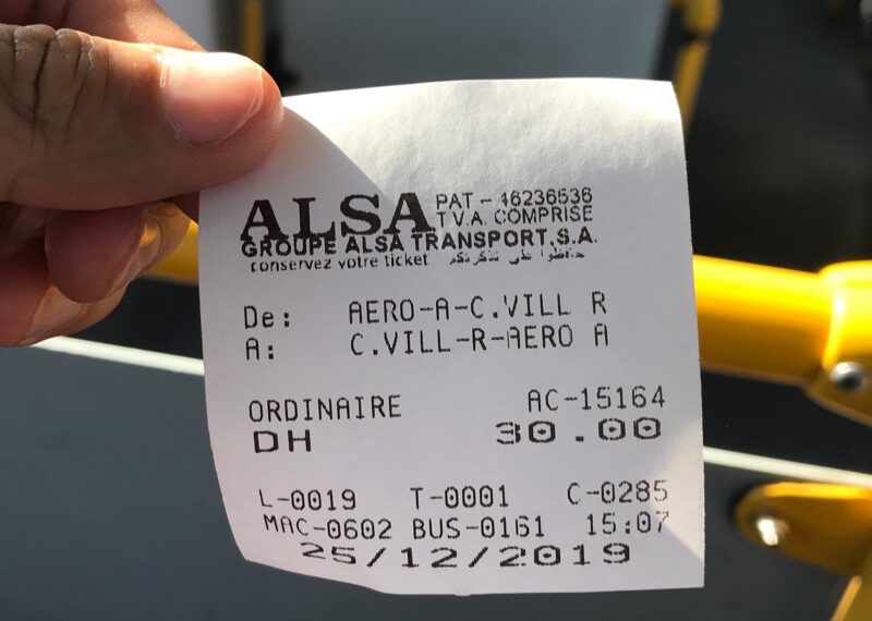 alsa　19番バス