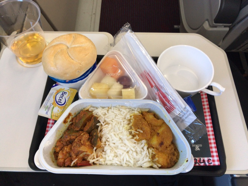 オーストリア航空　機内食