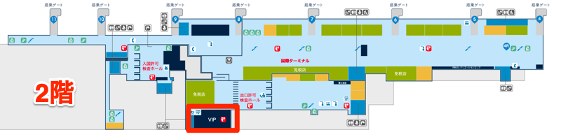 VIP Lounge Map