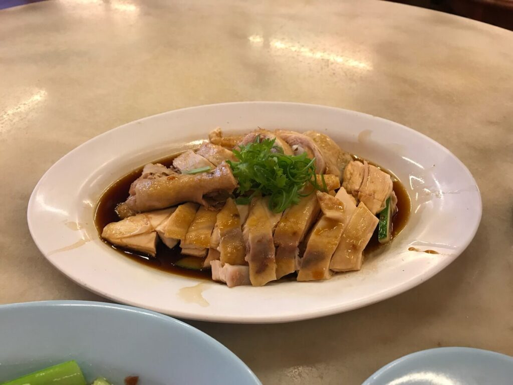 マラッカのチキンライスボール スチーム