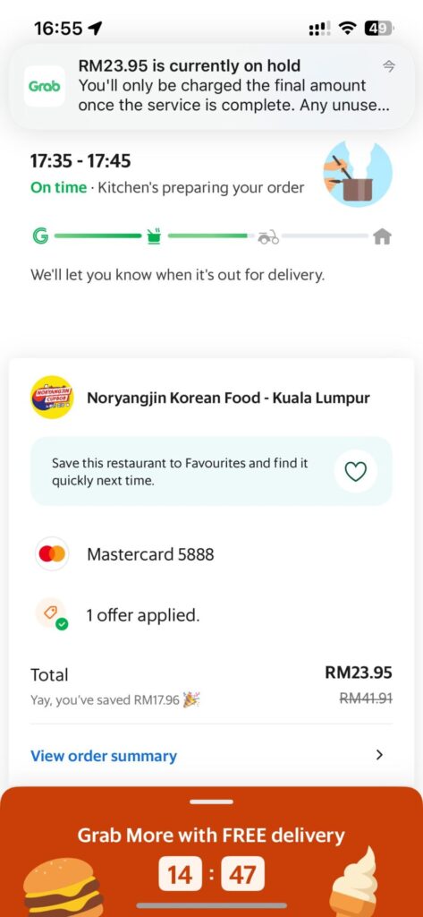 GrabFood市針