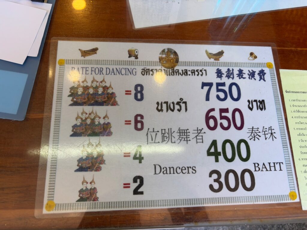 お礼参り料金表