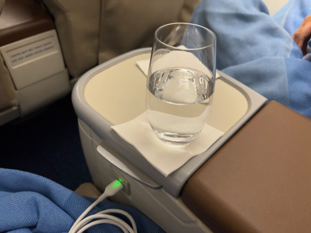 フィリピン航空A321ウェルカムドリンク