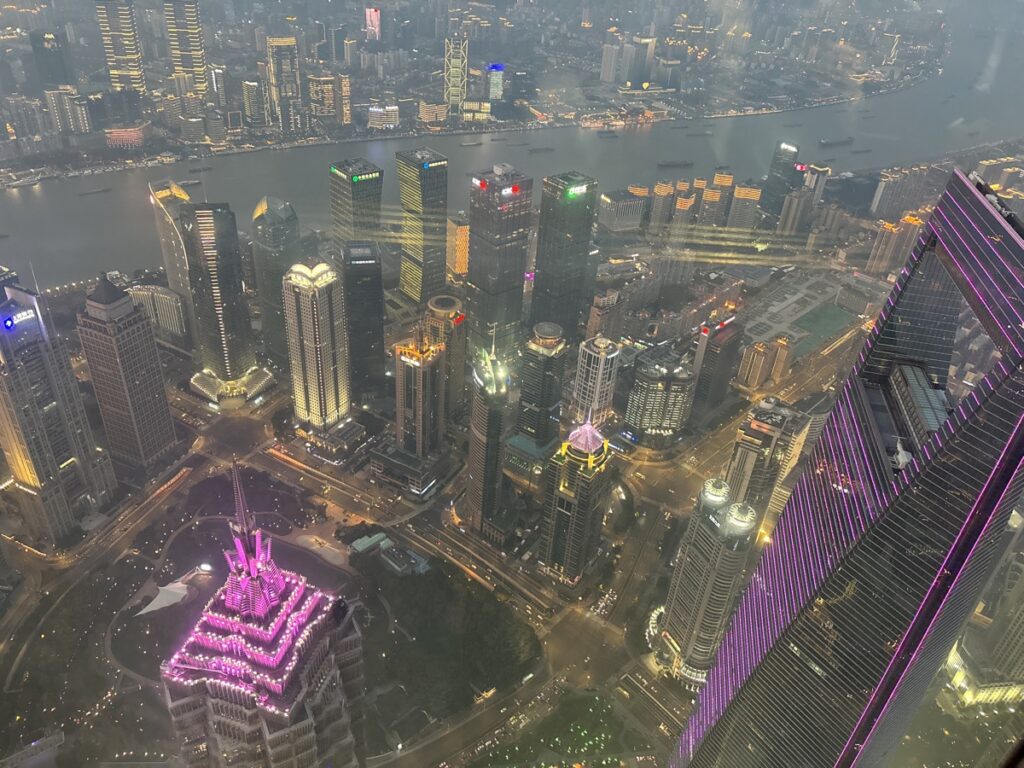 上海タワーからの景色