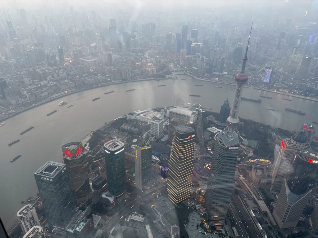 上海タワーからの景色
