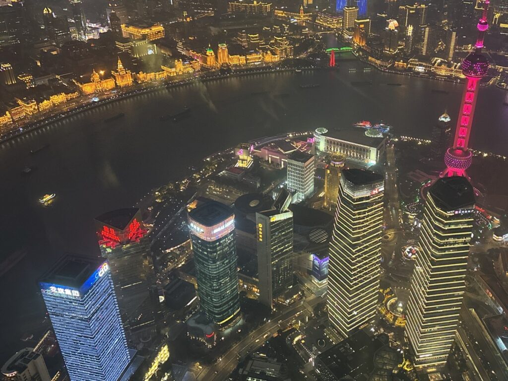上海タワーからの景色