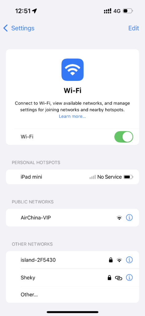 WiFiアクセスポイント