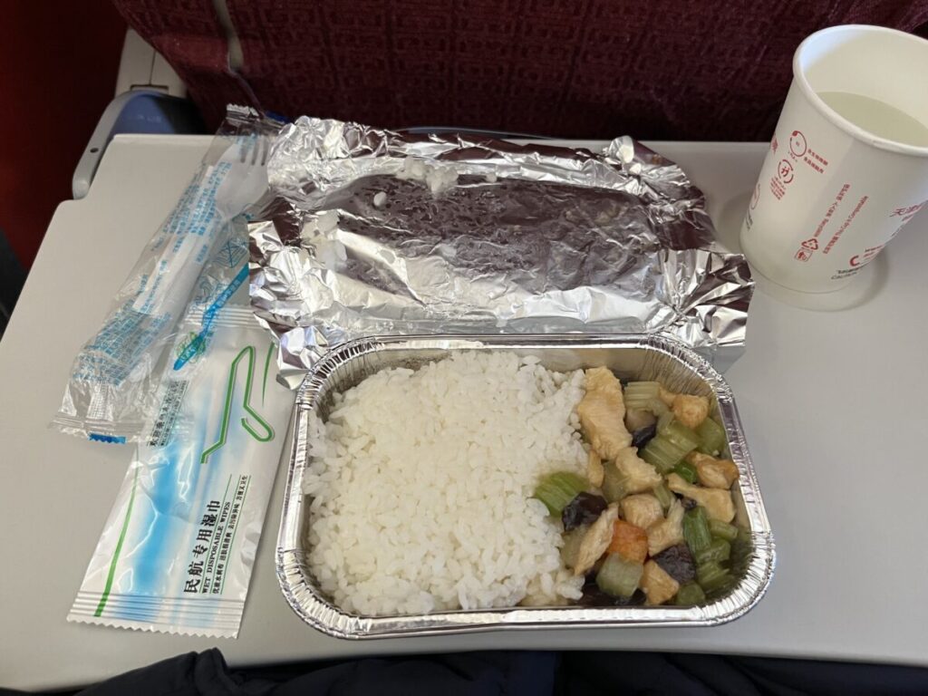 天津航空機内食