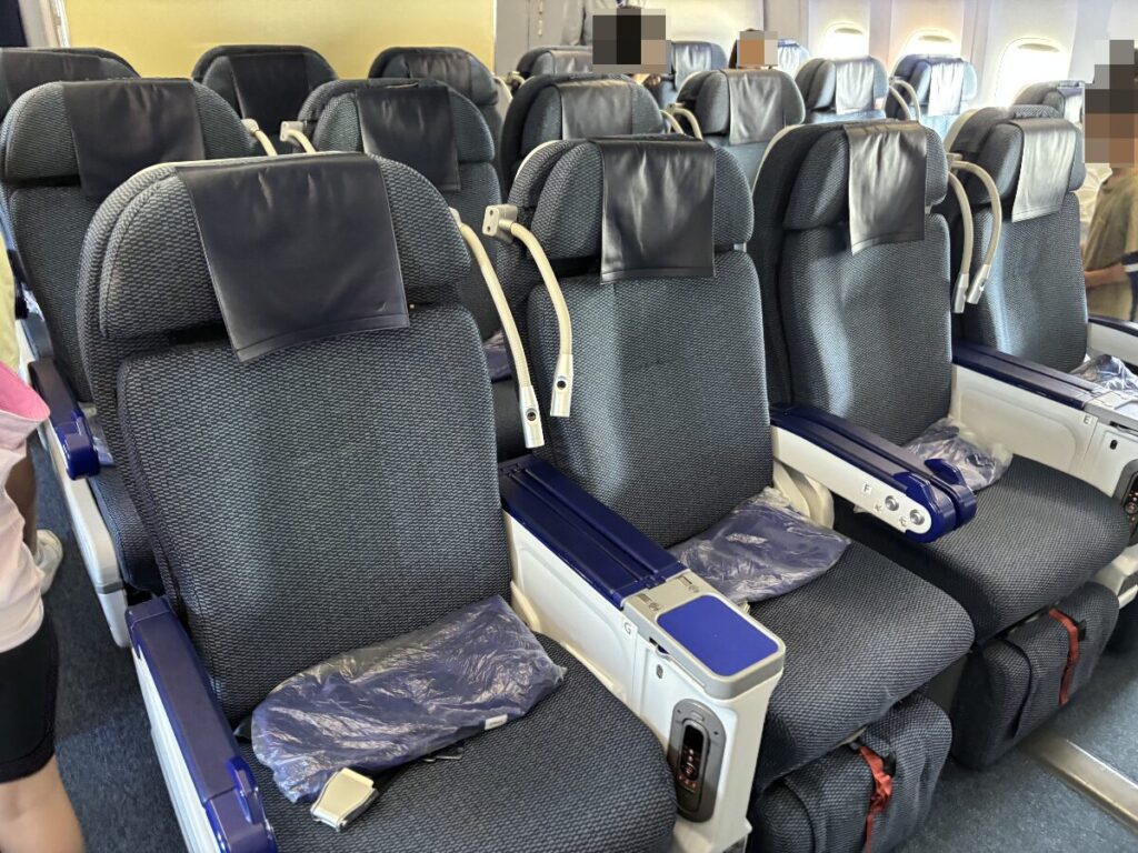 機内の座席配置