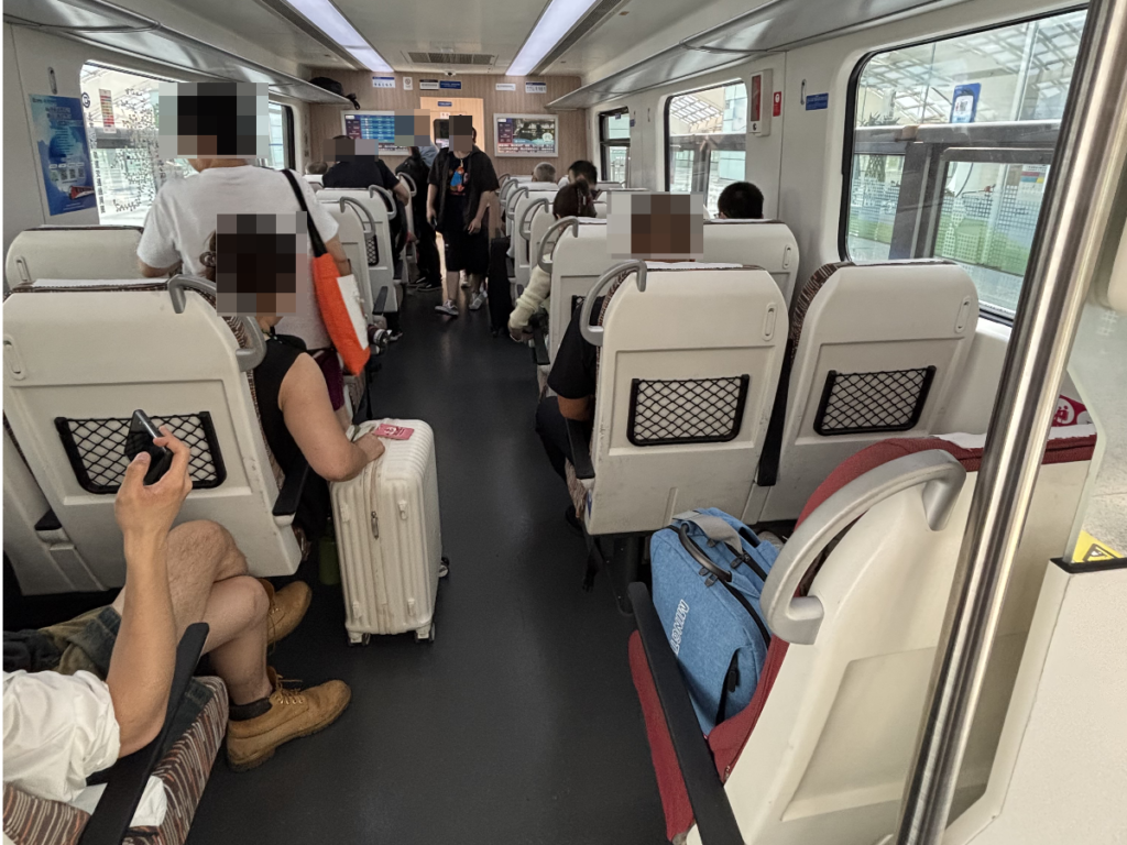 エアポートエクスプレス車内