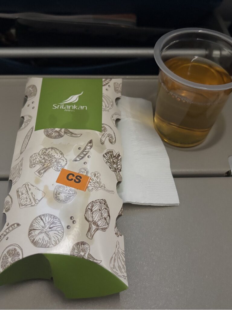 スリランカ航空 機内食