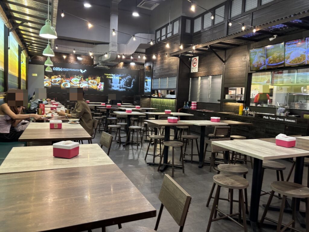 Ah Cheng Laksaの店内