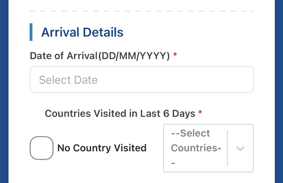 到着に関する情報