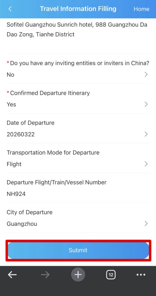渡航情報つづき