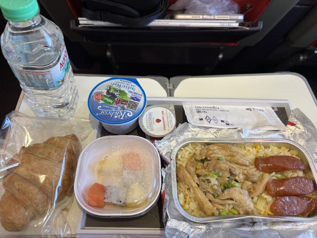 機内食　チャーハン