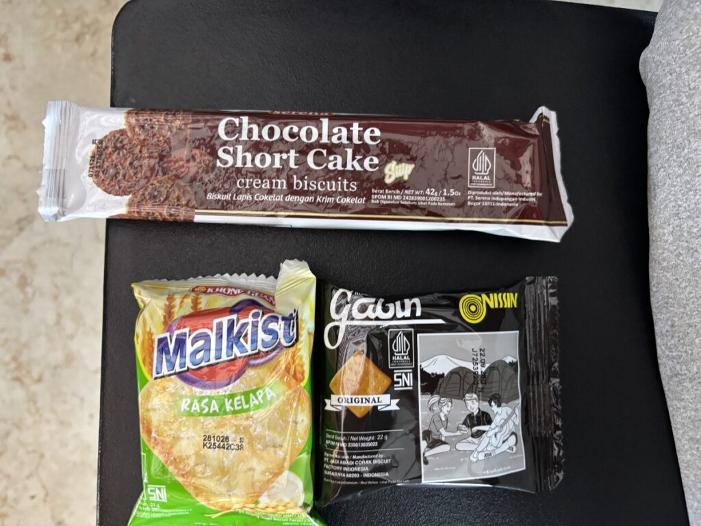 配布されたお菓子