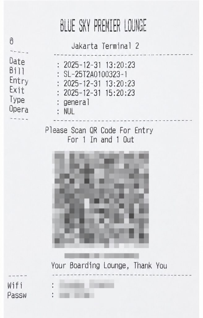 入場用のQRコード