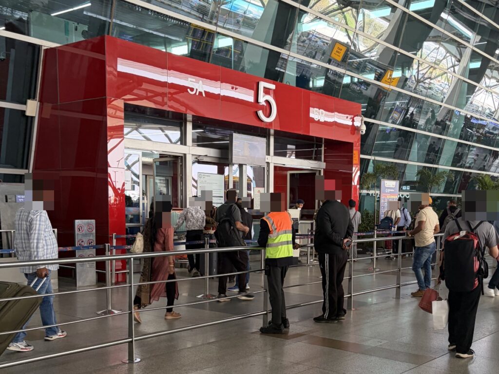 インディラ・ガンディー国際空港入口