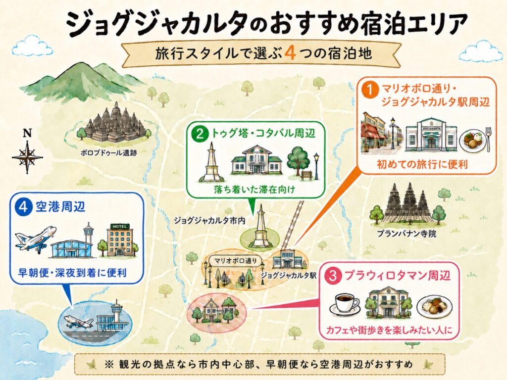 ジョグジャカルタホテル エリア
