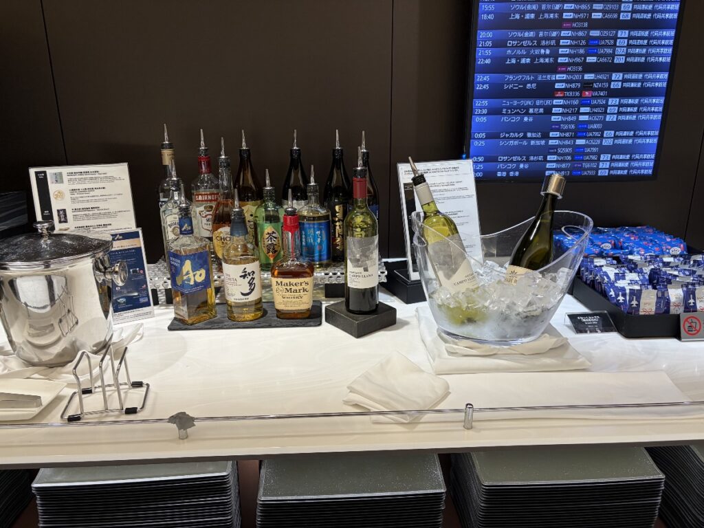 アルコールの品揃え