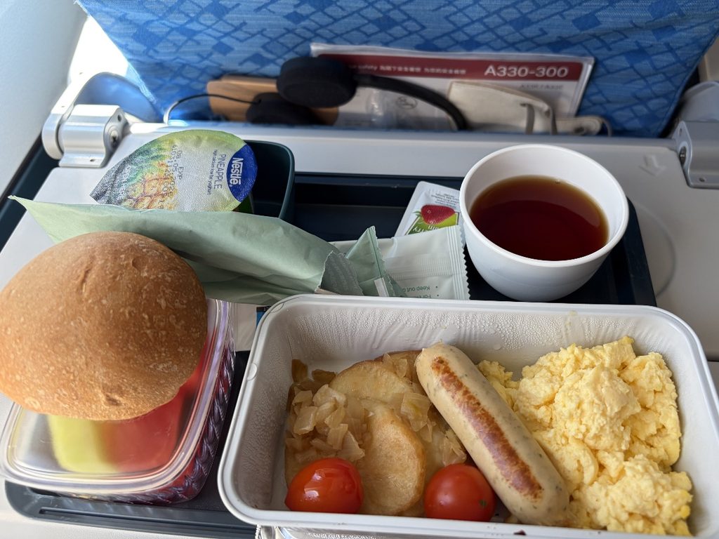 機内食 スクランブルエッグ