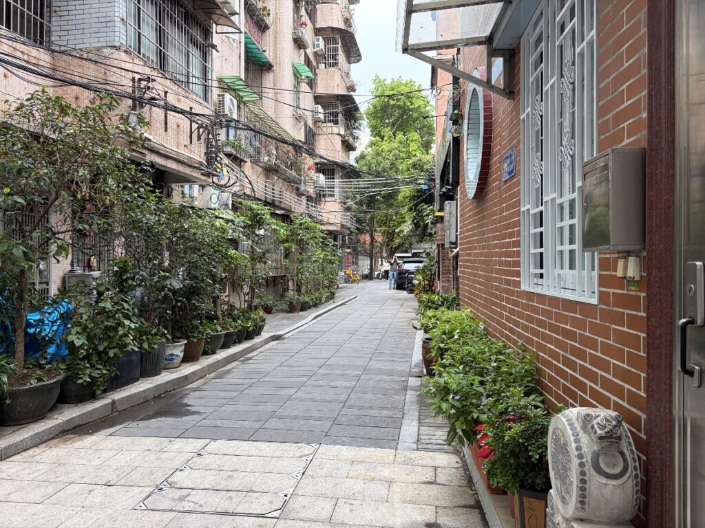 恤孤院路の路地