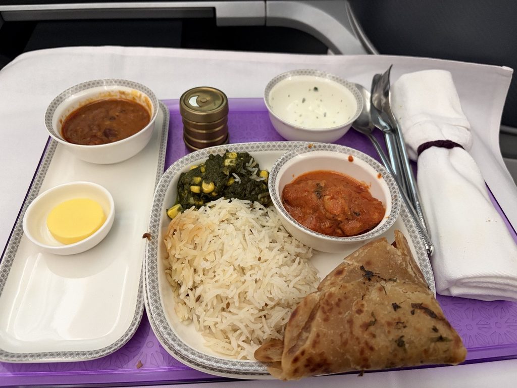 機内食 バターチキン